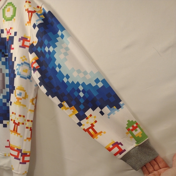 Imperious iMp Brand - 8 Bit Bomb Pattern -Pullover Sweatshirt  Youth Size 3X NWD - Picture 7 of 12